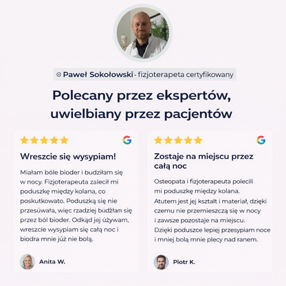 Ortopedyczna poduszka KomfiKnees® – Komfitex